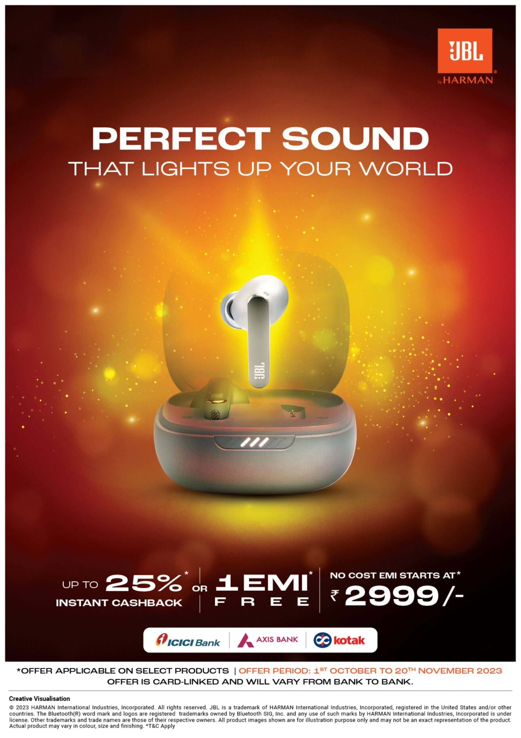 JBL Launches "Perfect Sound for Every Mood" Digital Campaign this Diwali