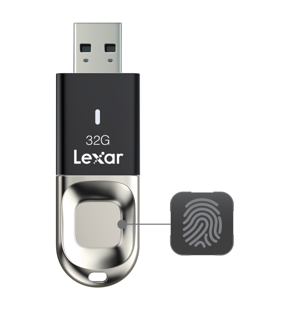 Lexar Launches Fingerprint Security JumpDrive F35 USB 3.0 in India