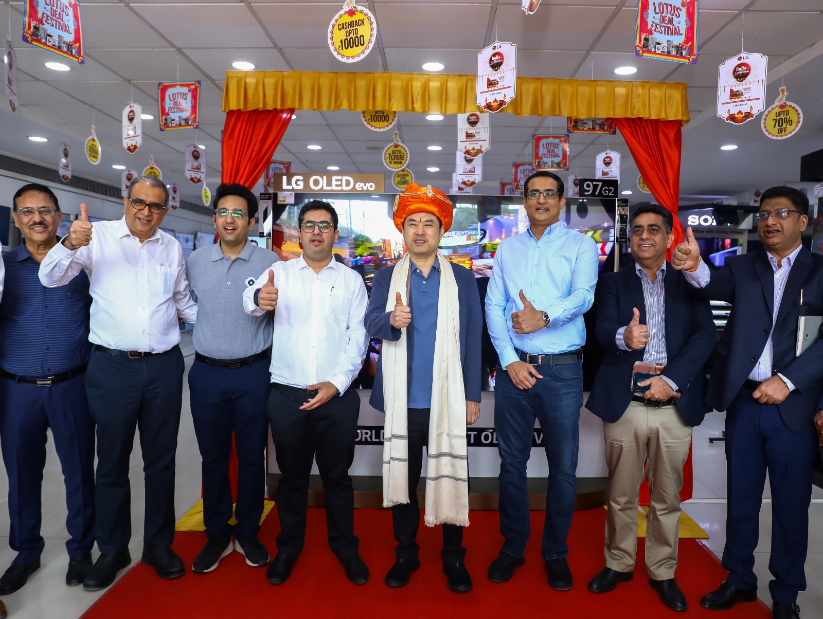 LG and Lotus Electronics Launch Central India’s Largest TV in Indore