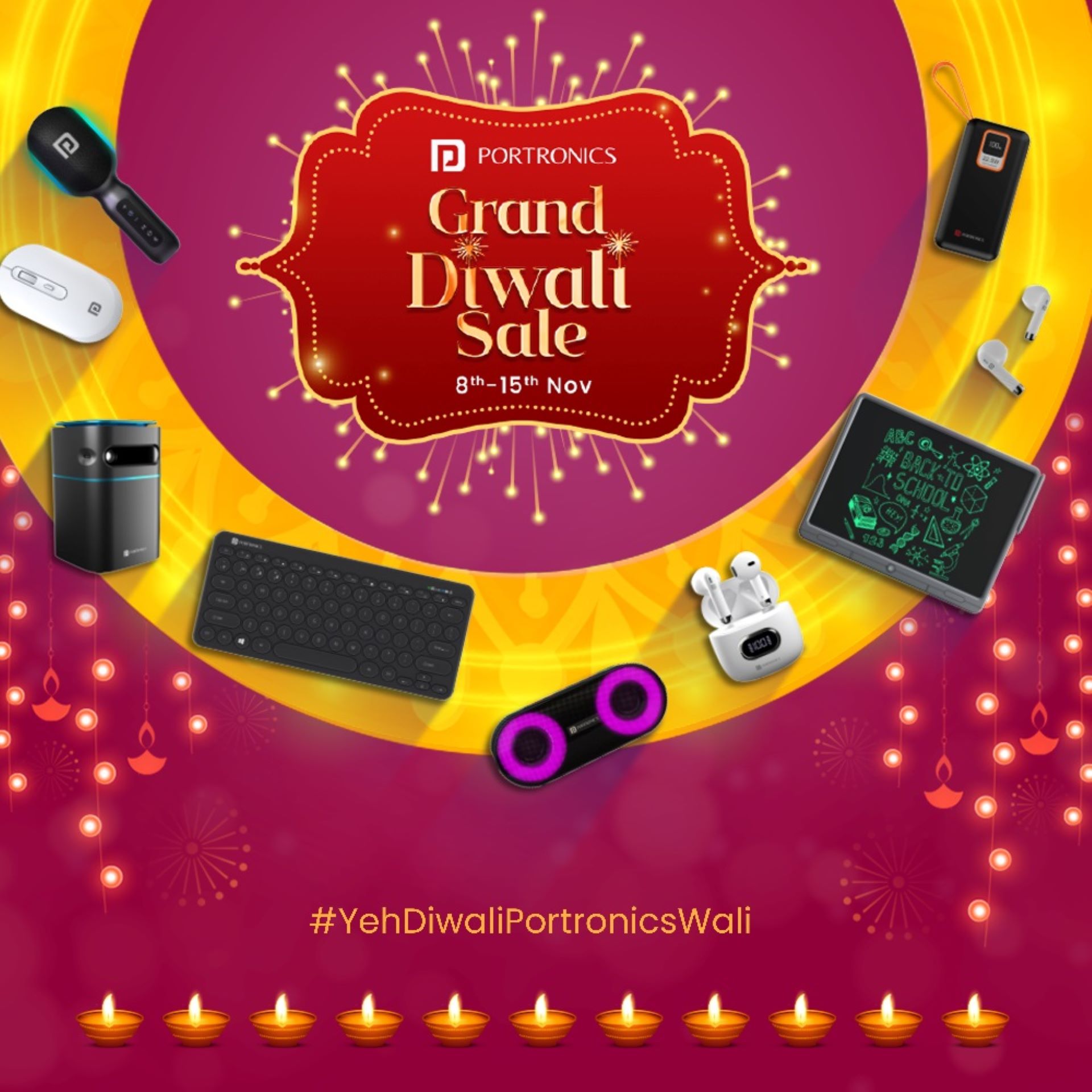 Portronics Launches Diwali Discounts on Electronics