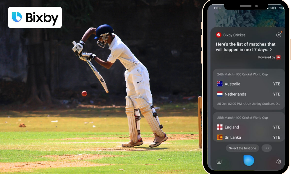 Samsung Bixby Adds Cricket Features for Fans in India