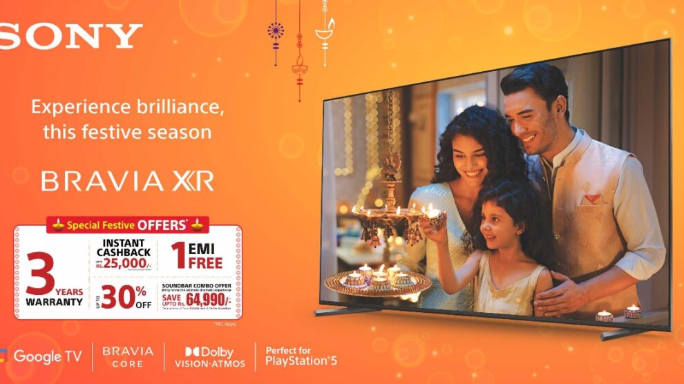 Sony India Unveils Diwali Offers Across Electronics Range