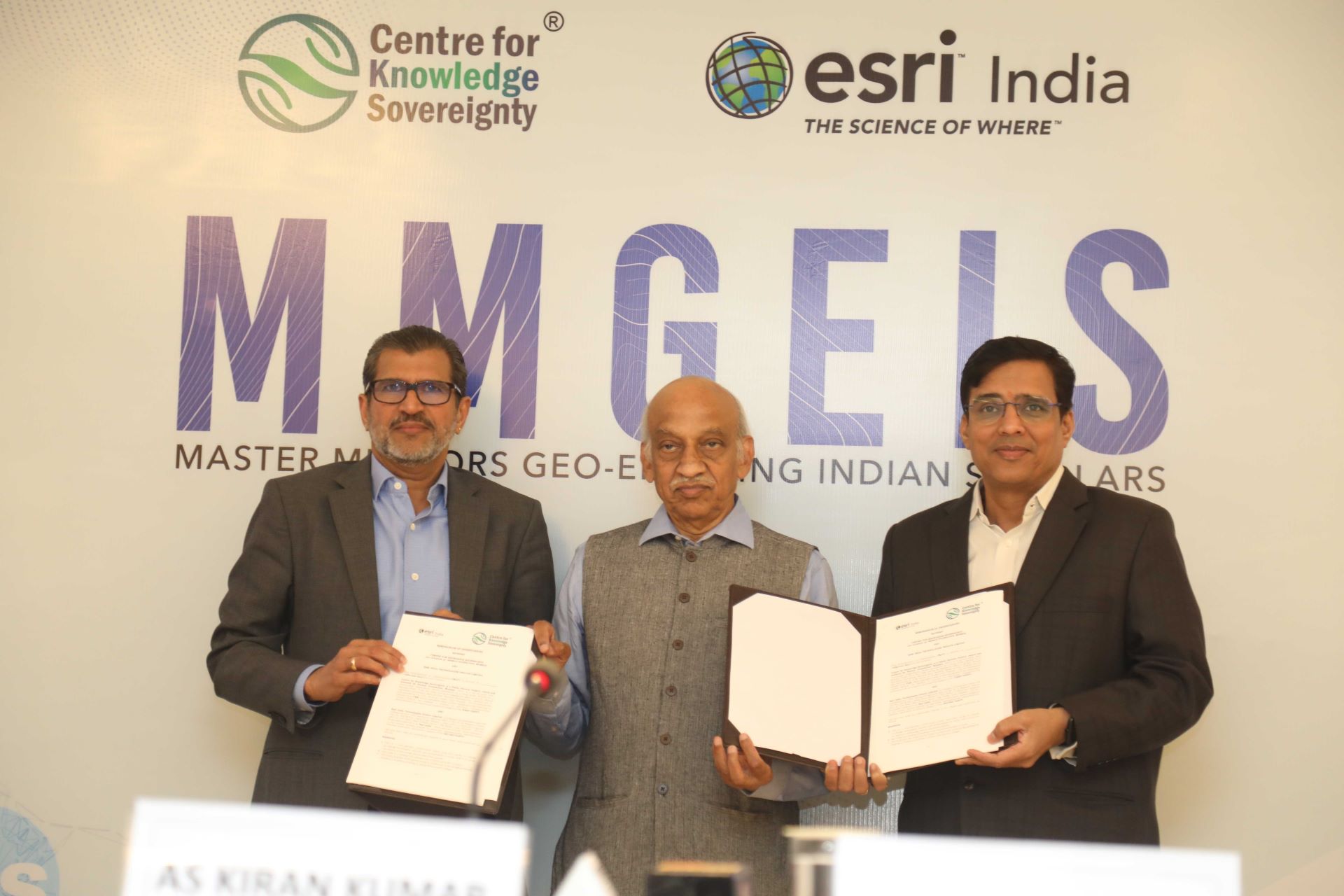 India's New Geospatial Initiative MMGEIS Program Launch