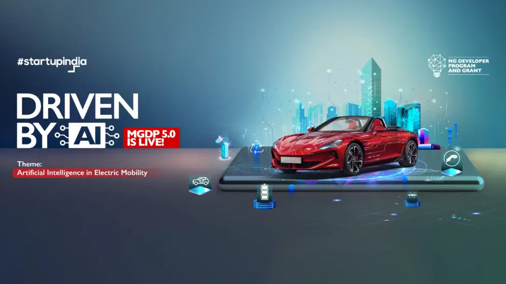 MG Motor India Launches AI-Focused Electric Mobility Initiative with Startup India and Manthan