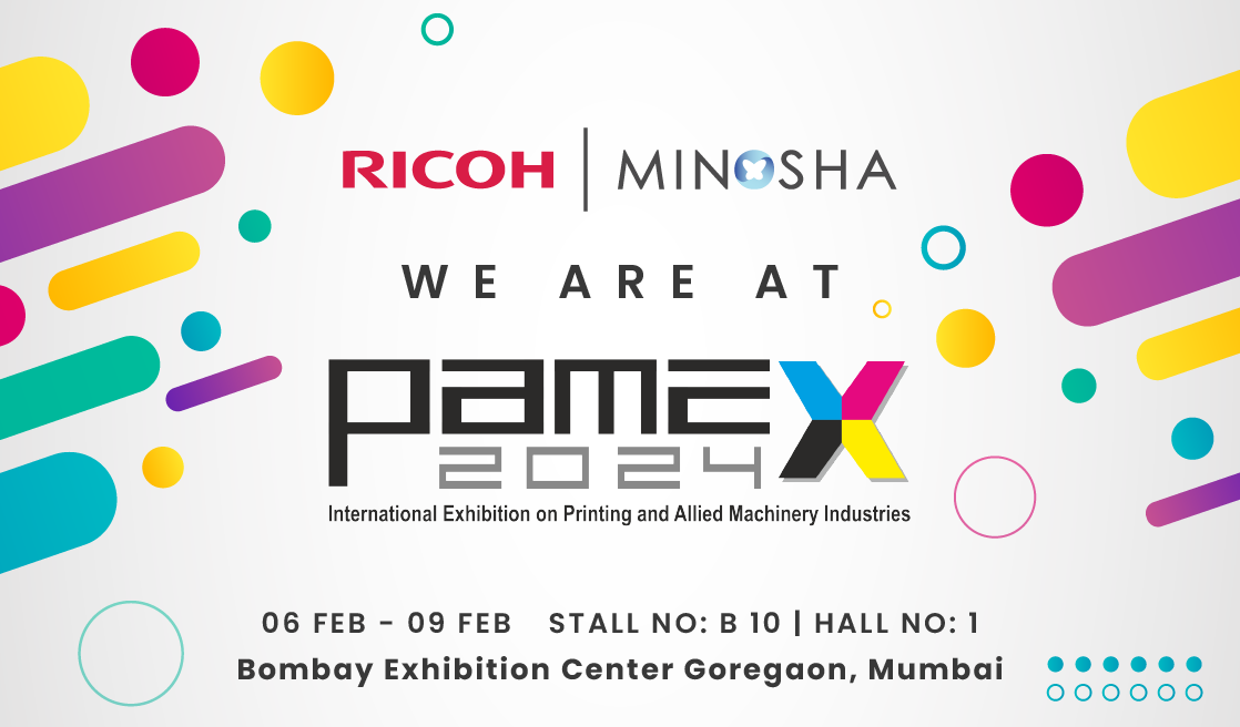 Minosha India Showcases RICOH Innovations at PAMEX 2024