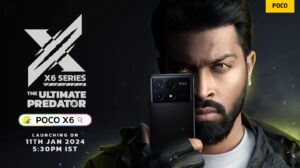 POCO X6 Series Set to Launch in India on January 11, 2023