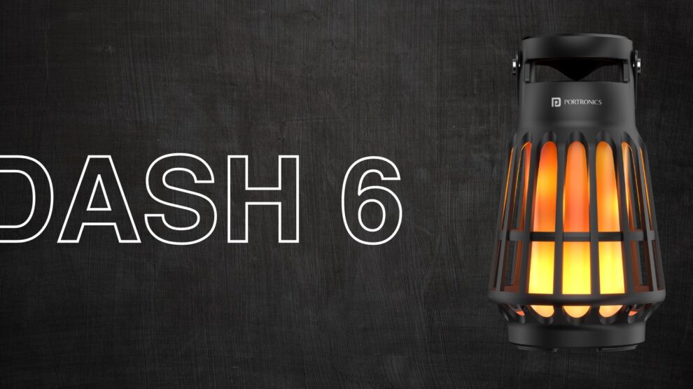 Portronics Dash 6 A Versatile 15W Bluetooth Speaker and LED Lantern