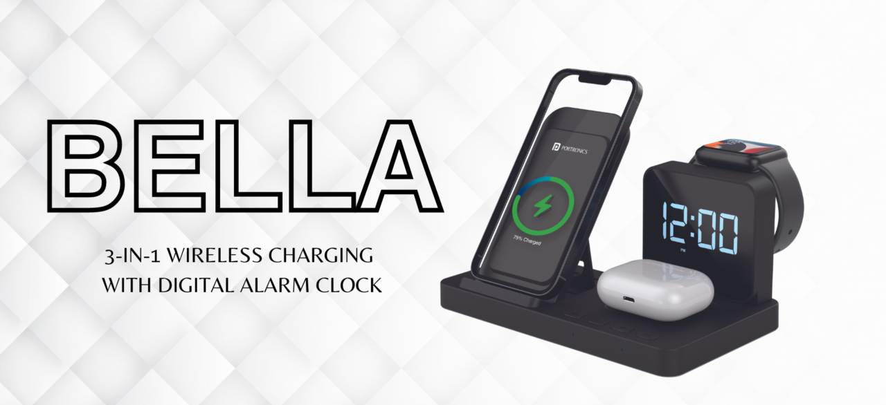 Portronics Unveils Bella A Versatile 3-in-1 Wireless Charging Solution