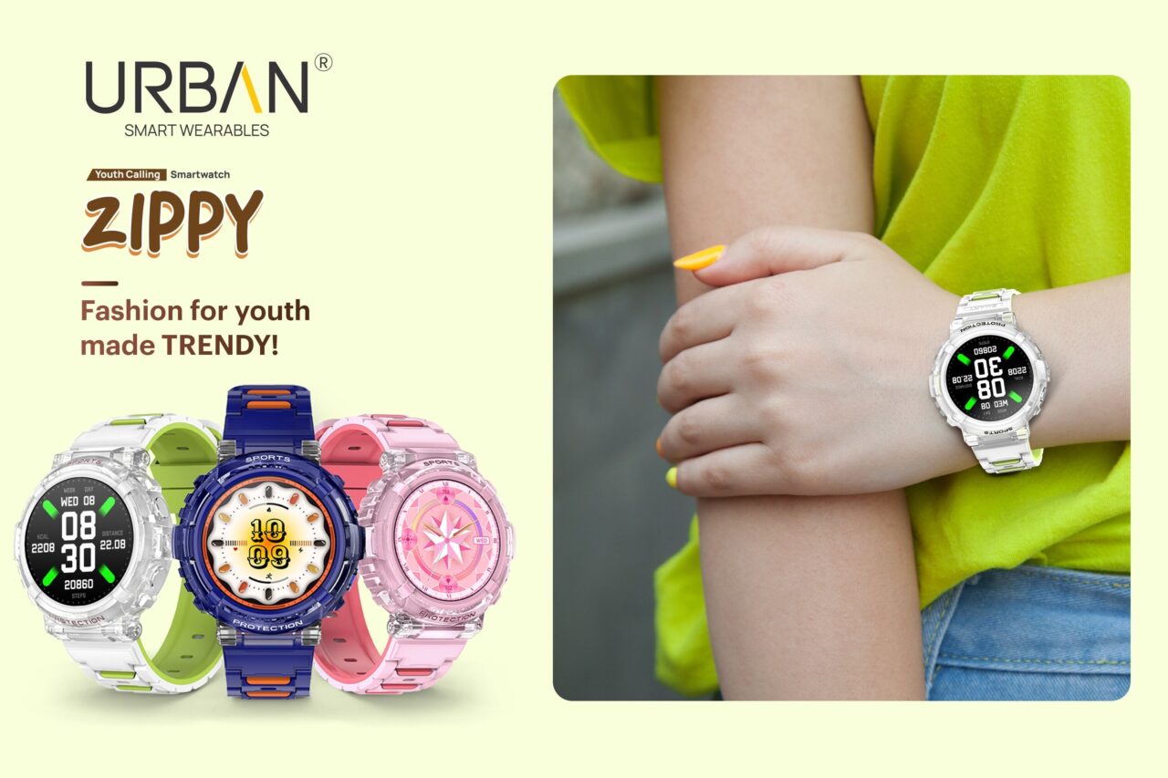 URBAN Zippy Smartwatch: Merging Tech and Fashion for Youth