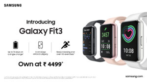 Samsung Launches Galaxy Fit3 Fitness Tracker