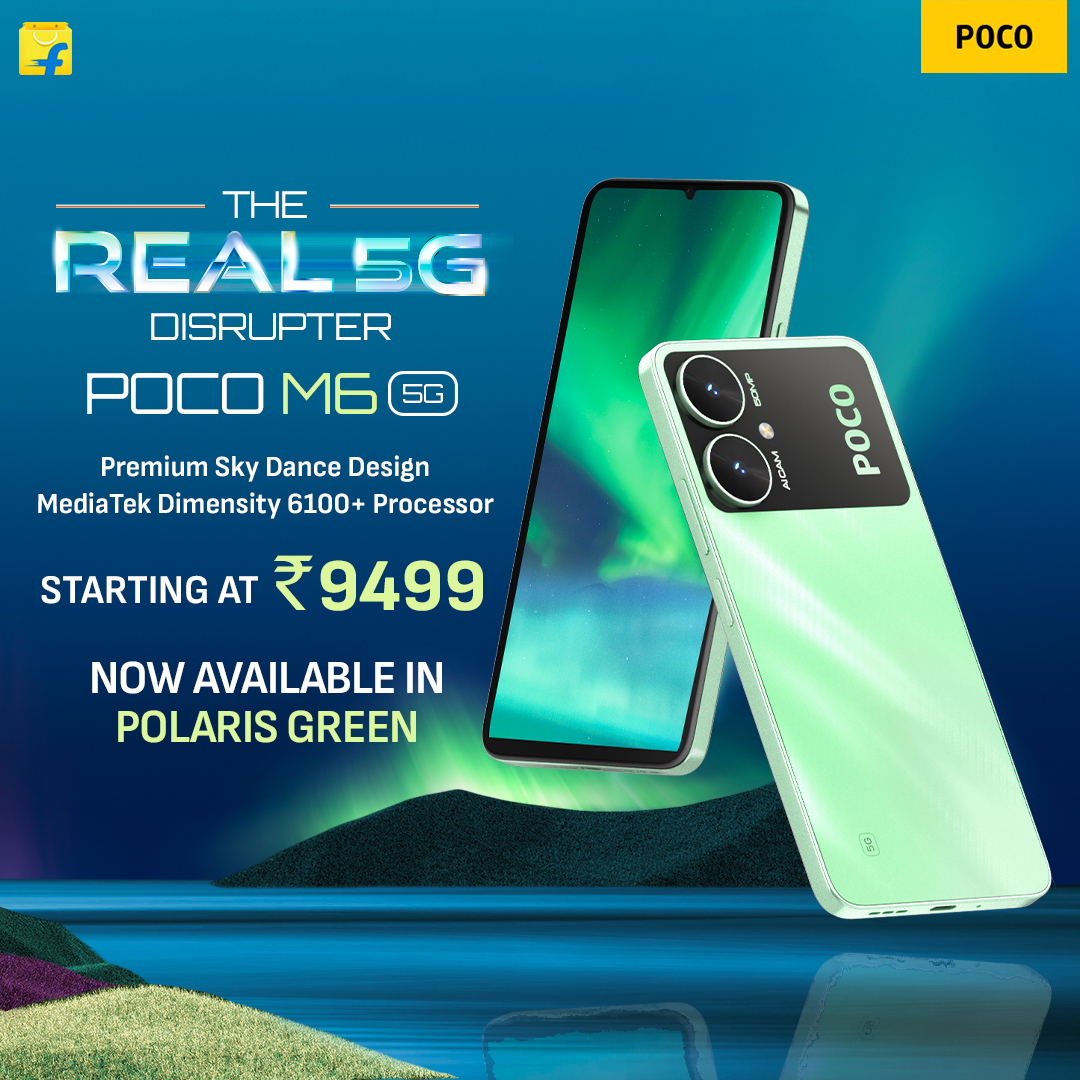 POCO Launches Green Variant for C65 and M6 5G Models