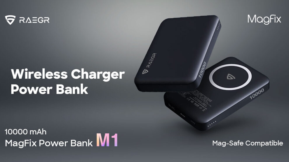 RAEGR Introduces MagFix M1 Wireless Power Bank for iPhones