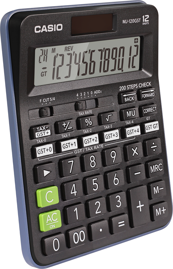 CASIO Launches MJ-120GST Calculator for Simplified GST Calculations