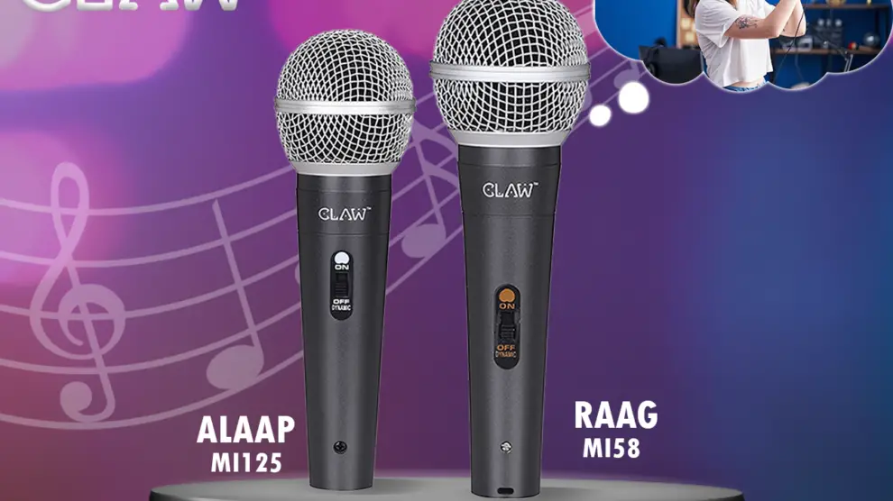 CLAW Unveils New Wired Dynamic Microphones 'Raag' and 'Alaap'