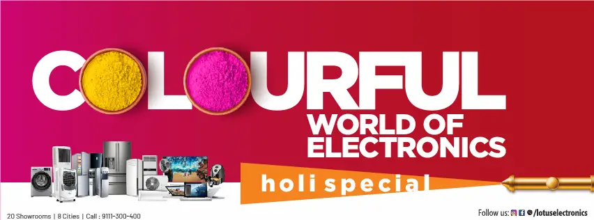 Lotus Electronics Launches Grand Holi Sale with Up to 60% Off