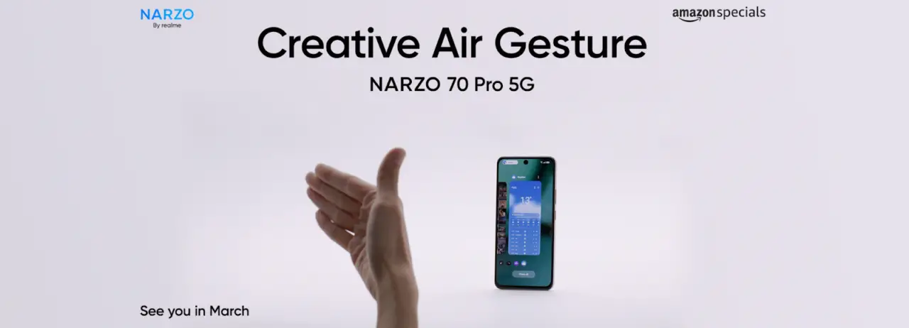 realme Narzo 70 Pro 5G to Feature Innovative Air Gesture Control in India