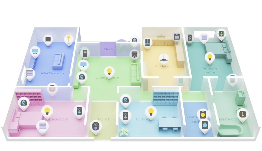 Samsung SmartThings Introduces 3D Map for Enhanced Home Management