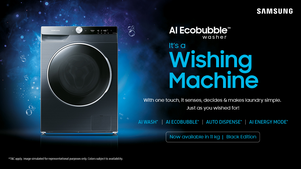 Samsung Unveils New AI Ecobubble Washing Machines