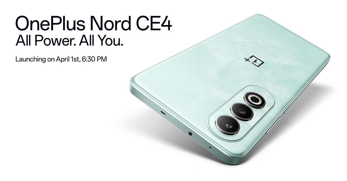 OnePlus Nord CE4 Launch Set for April 1