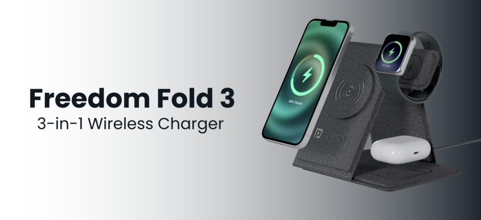 Portronics Unveils Freedom Fold 3: Multi-Device Wireless Charger