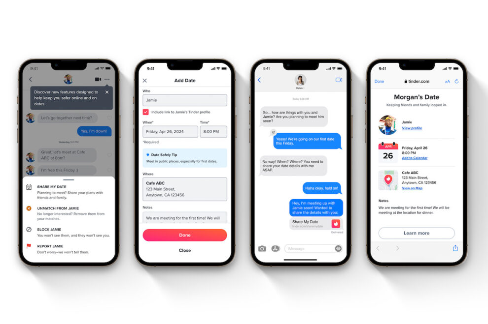 Tinder Enhances Safety and Social Interaction with Share My Date and Matchmaker Feat