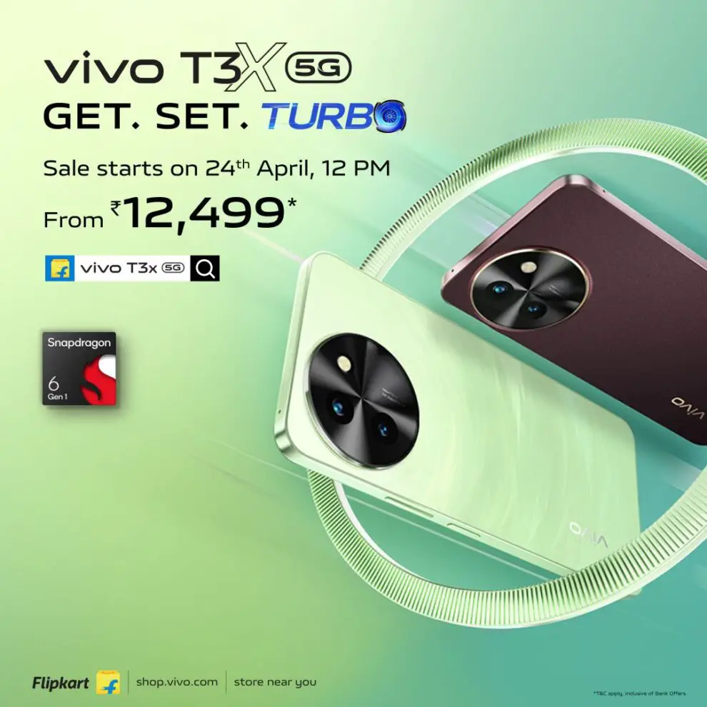 vivo T3x Launch Offer