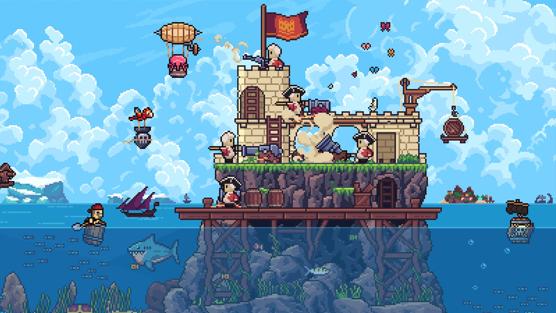 A Pixel Art Pirate Adventure Launches in Early Access