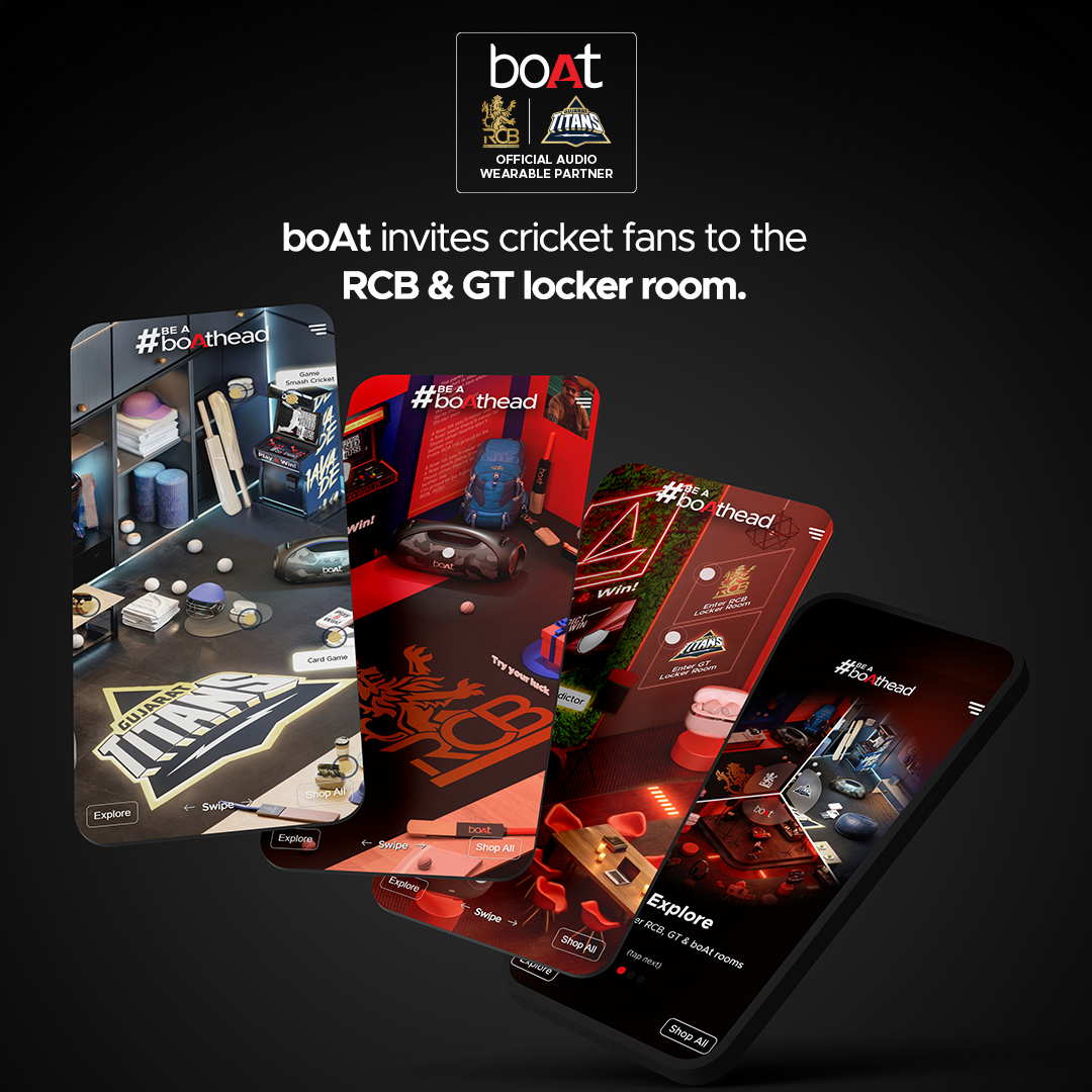 boAt Unveils Virtual Locker Rooms for IPL Fans