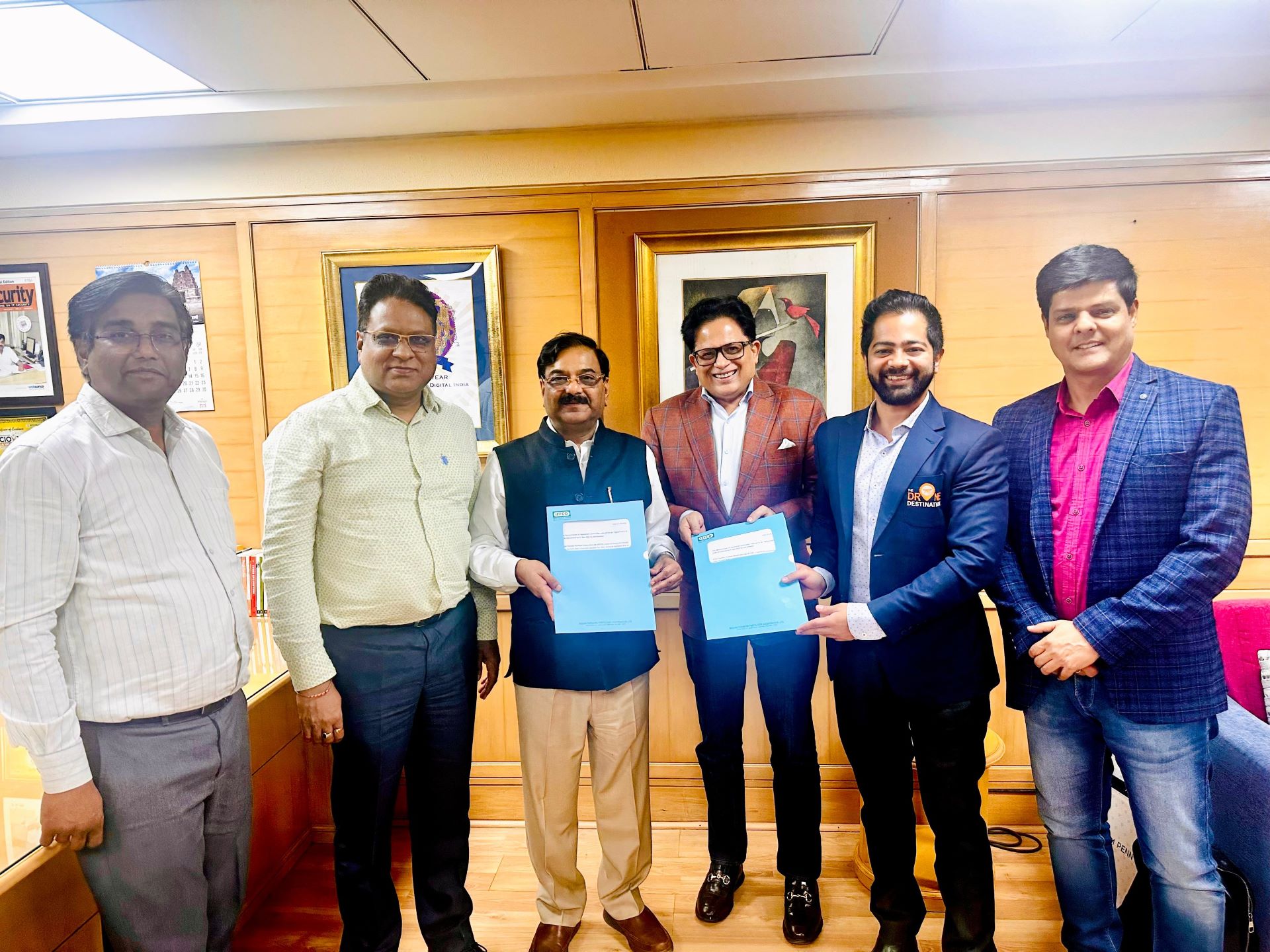 IFFCO and Drone Destination Partner for Large-Scale Drone Spraying Project