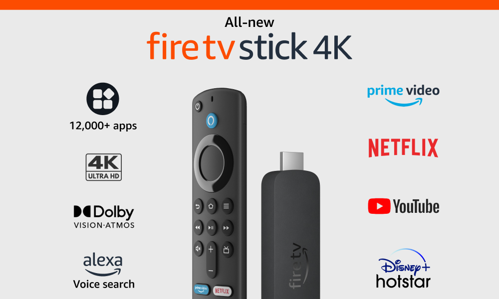 Amazon Introduces Fire TV Stick 4K in India