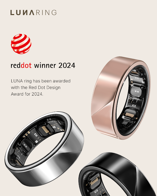 Noise's Luna Ring Wins 2024 Red Dot Design Award for Product Design