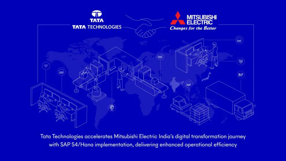 Tata Technologies Implements SAP S/4 HANA for Mitsubishi Electric India