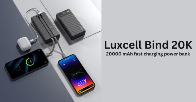 Portronics Introduces Luxcell Bind 20K Power Bank with Built-In Cables for Simultaneous Multi-Device Charging