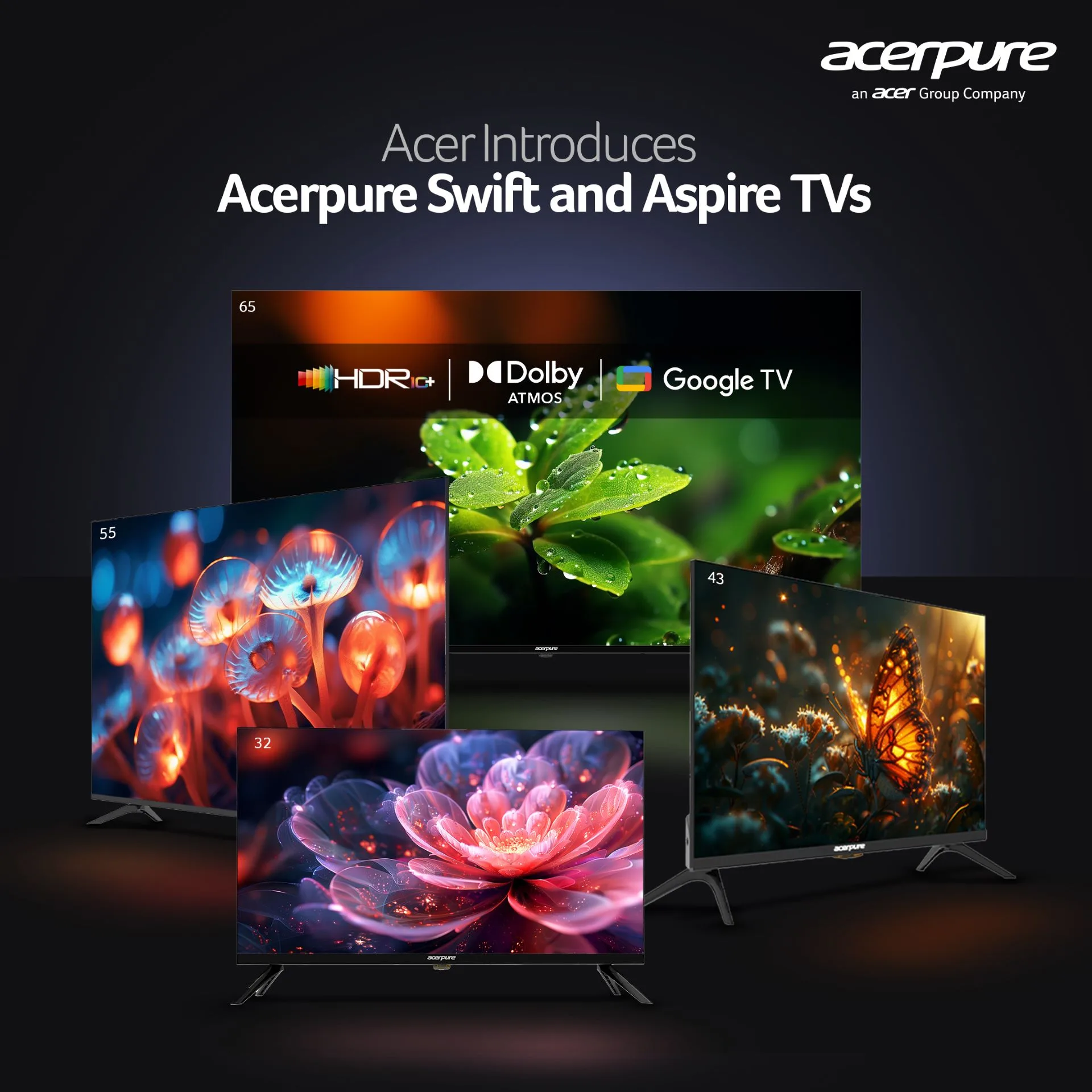 Acerpure from Acer Group Unveils New TV Series Starting at Rs. 11,490