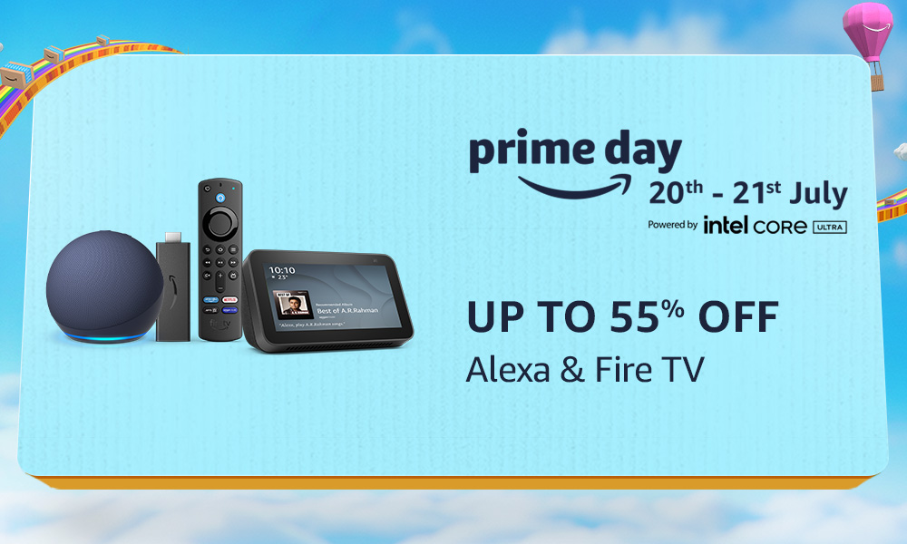 Amazon Prime Day Enjoy up to 55% off on devices and Alexa Smart Home combos