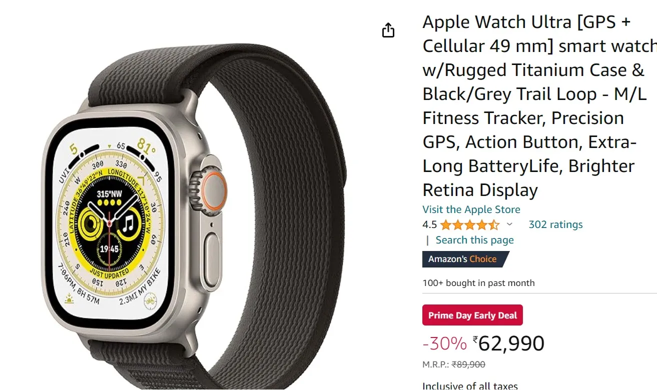 Apple Watch Ultra: 30% Off on Amazon Prime Day - Is It Worth It?