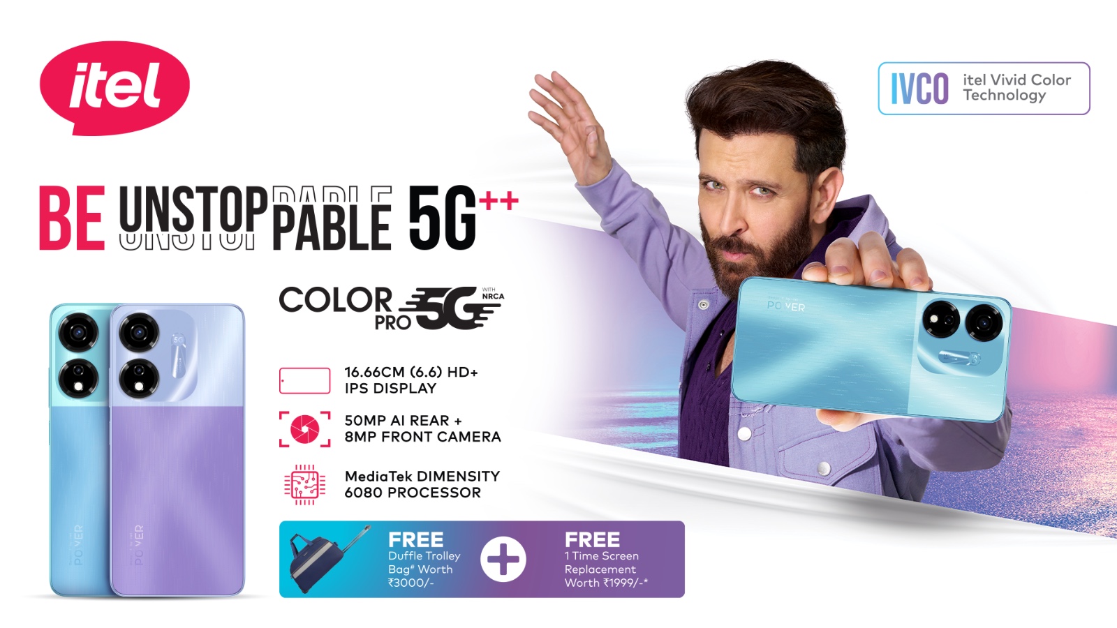 itel Unveils Color-Changing ColorPro 5G Smartphone with Enhanced 5G++ Connectivity Under ₹10,000