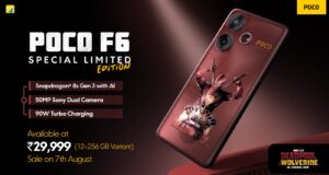 POCO Unleashes Deadpool-Themed POCO F6 Limited Edition in India