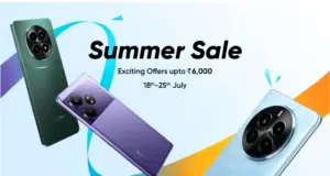 realme Summer Sale Offers Massive Discounts on Smartphones and AIoT Products