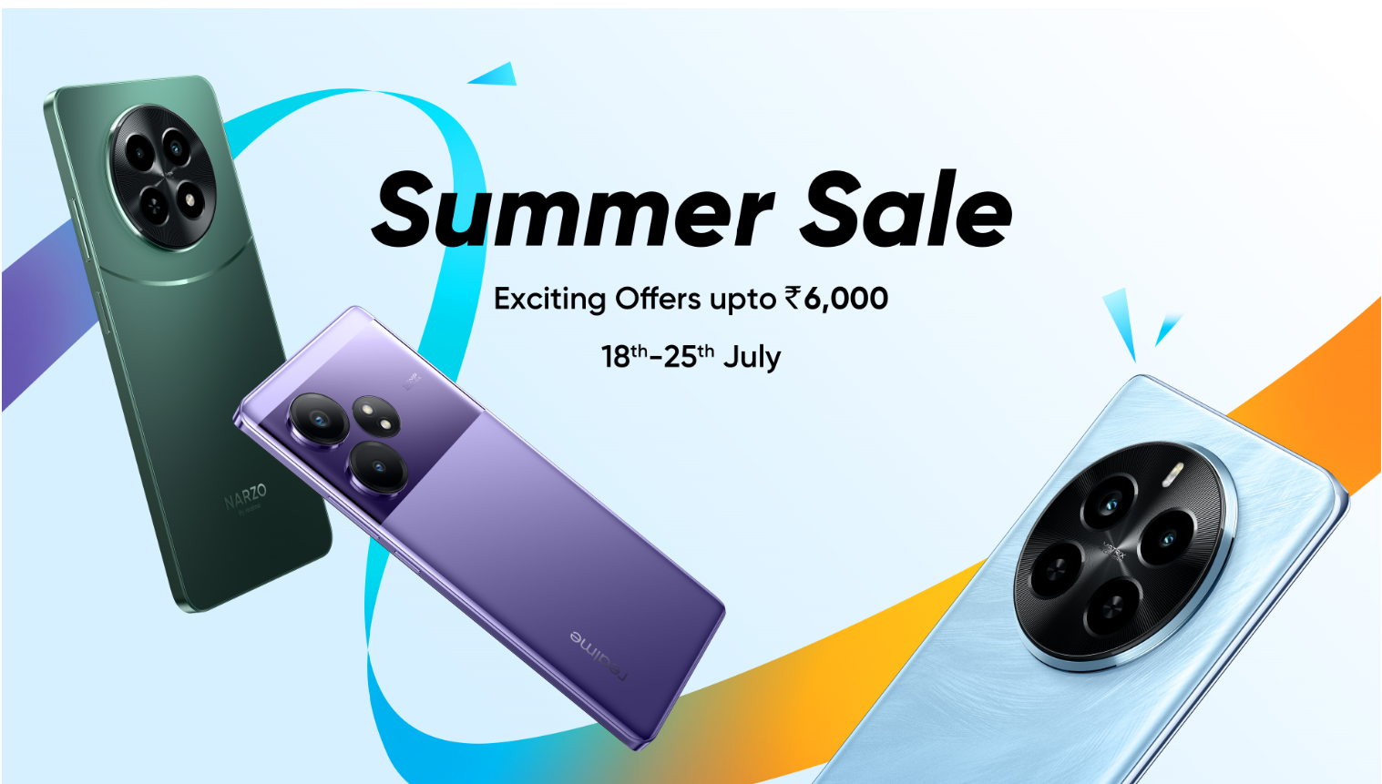 realme Summer Sale Offers Massive Discounts on Smartphones and AIoT Products