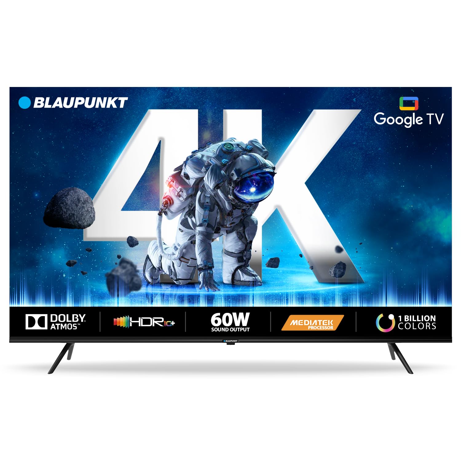 Blaupunkt 139 cm (55 inches) Cyber Sound G2 Series 4K Ultra HD QLED Google TV