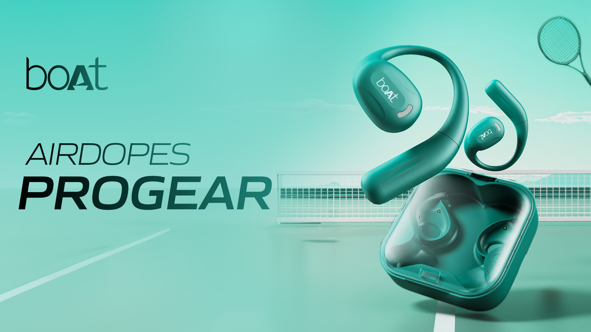 boAt Launches Airdopes ProGear: Open-Ear Earbuds with 100-Hour Playtime