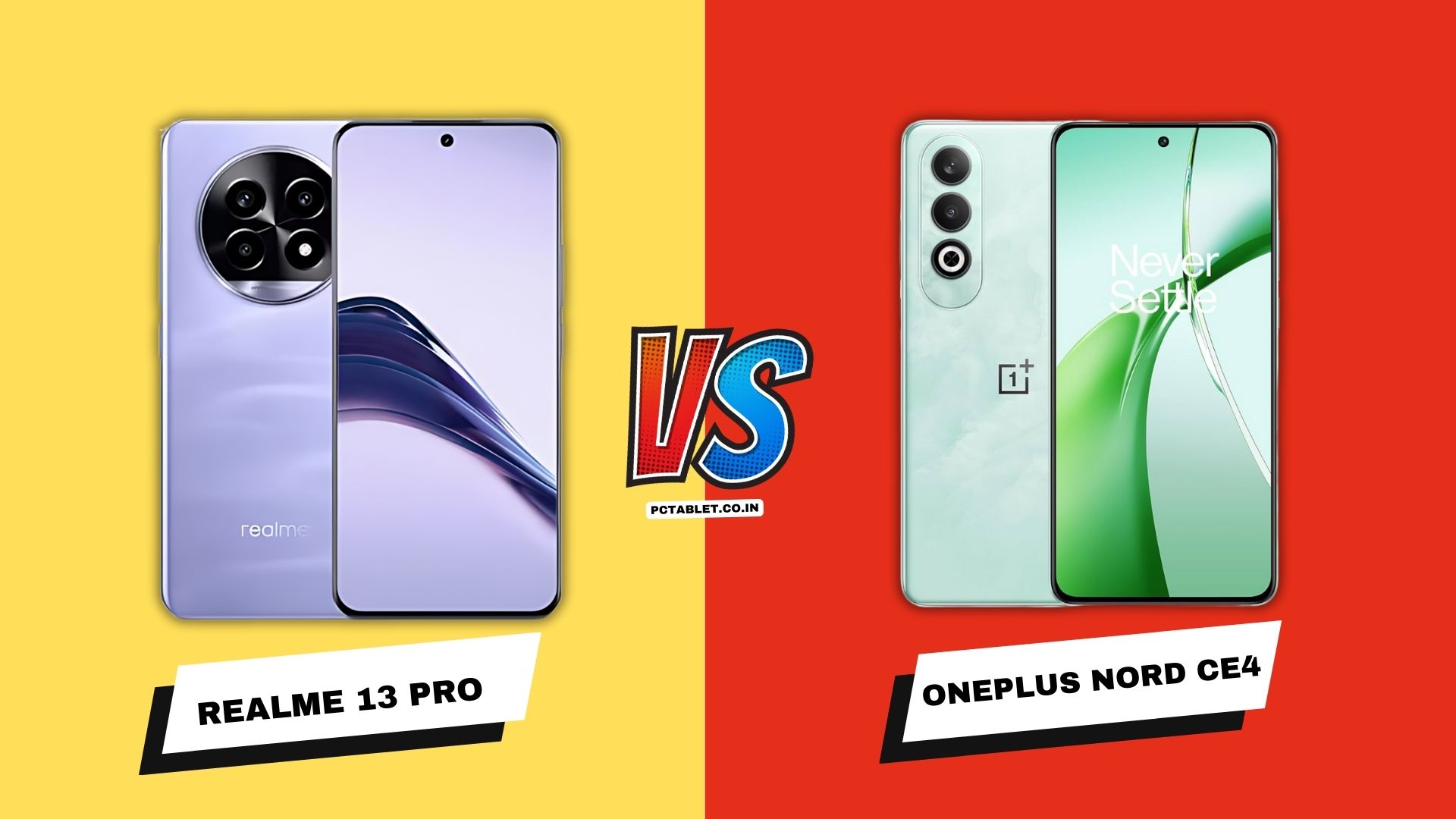 Realme 13 Pro vs OnePlus Nord CE4: