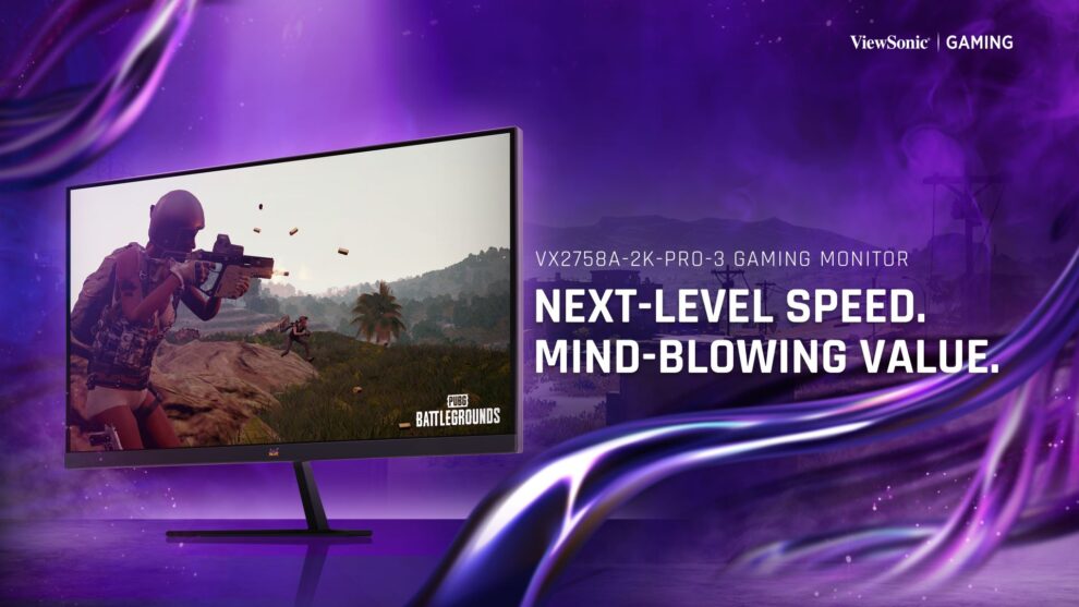 ViewSonic Unveils the VX2758A-2K-PRO-3 Unleashing the Power of 240Hz Gaming at 2K