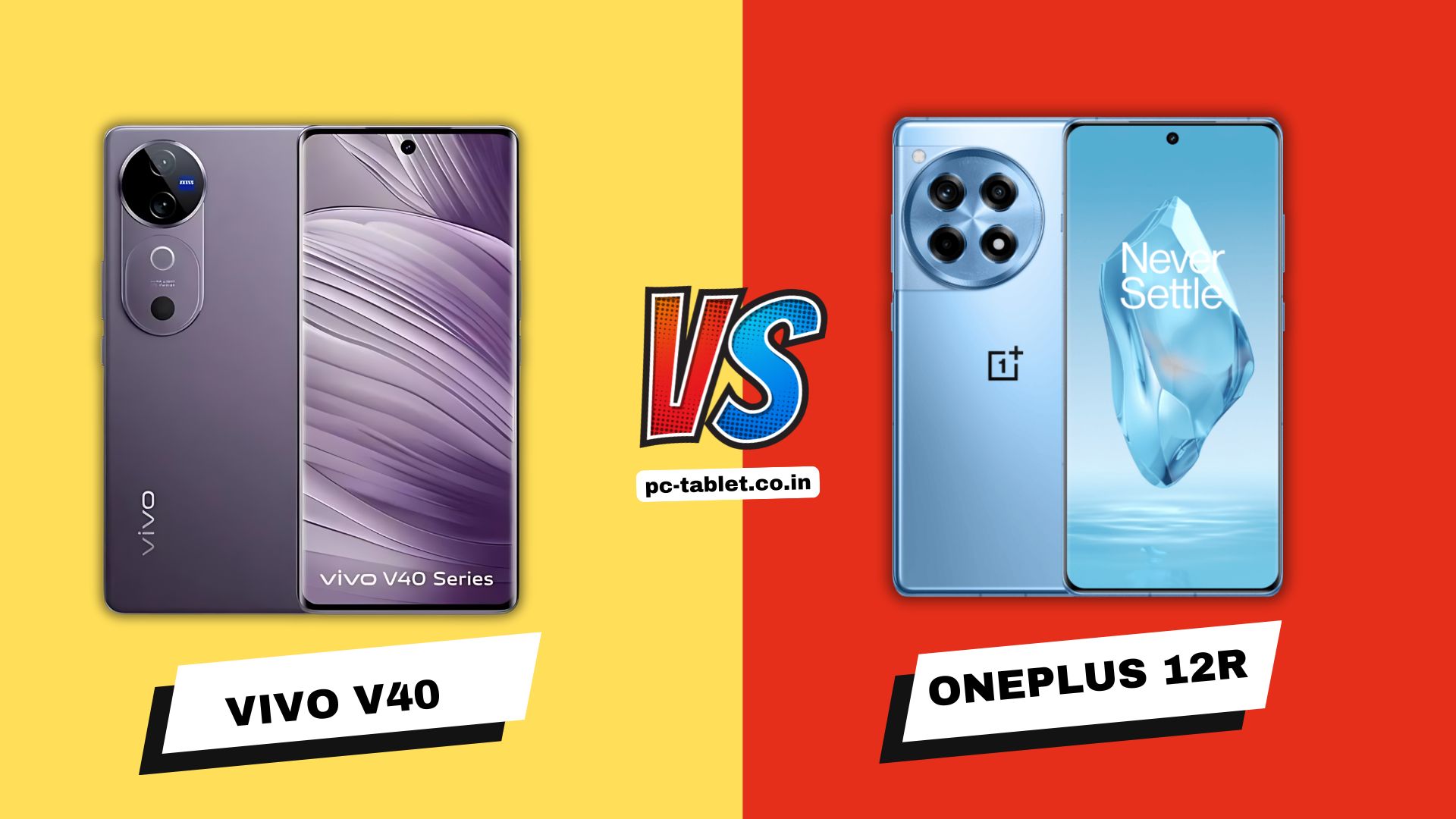 Vivo V40 vs OnePlus 12R