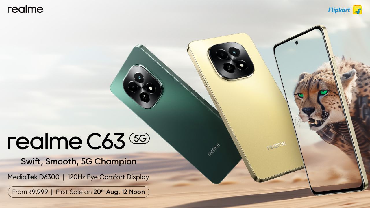 realme Launches the C63 5G Swift, Smooth, and Champion of 5G