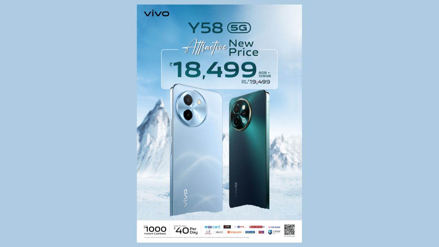 vivo Y58 Price Drops in India to INR 18499