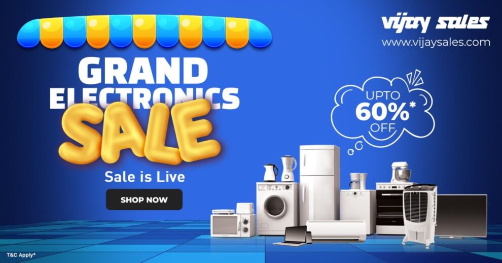 Vijay Sales Launches Grand Electronics Sale with Unbeatable Offers