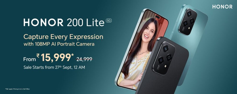 HONOR Sets a New Benchmark for Mid-Range with 200 Lite 5G in India