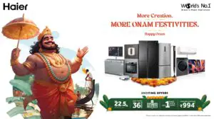 Haier's Festive Onam Offers: Unbeatable Deals on Appliances